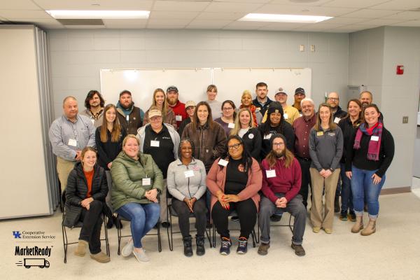 This images features MarketReady Producer Program attendees in Franklin, Indiana.