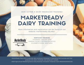 MarketReady dairy training in Kentucky flyer