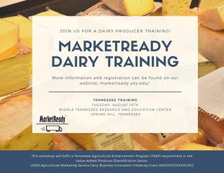 MarketReady Dairy Training Flyer