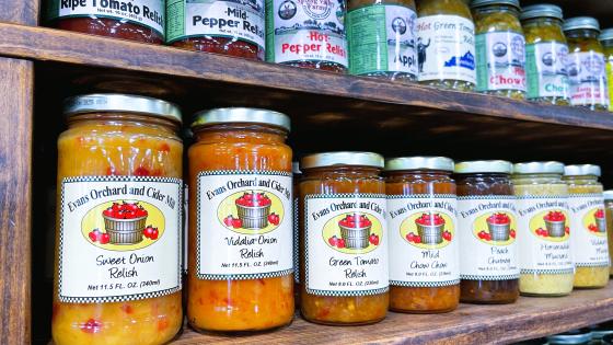 jars on shelf