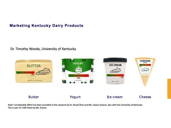 Marketing Kentucky Dairy Products PowerPoint Presentation