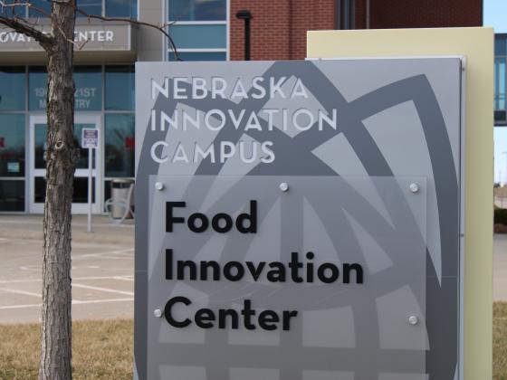 Nebraska Innovation Campus Food Innovation Center Sign