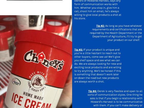 This is a buyer fact sheet from tips and quotes from Howard's Harvest Market